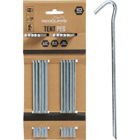 Estacas tienda campaña 10 unidades (1/2)