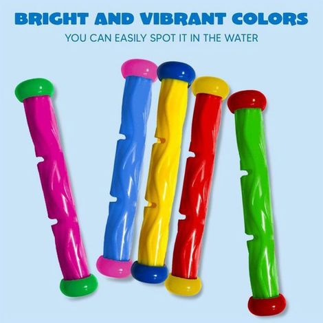 5pcs Jouets de plongée - PC non toxique Améliore la natation - Piscine enfant (1/5)