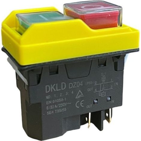 Interrupteur électromagnétique étanche DKLD DZ04 Bouton marche/arrêt, contrôleur de moteur d'outil électrique, contacteur magnétique étanche pour perceuse, interrupteur étanche de qualité industriell