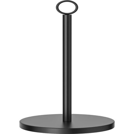 Porte-essuie-tout noir pour comptoir - Support autoportant pour essuie-tout pour rouleaux de cuisine (1/5)