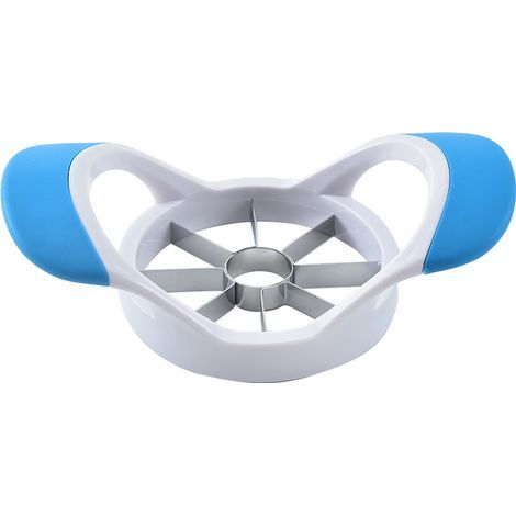 bleu Coupe Pomme - Découpe Pommes avec 8 Lames en Acier Inoxydabl (1/5)