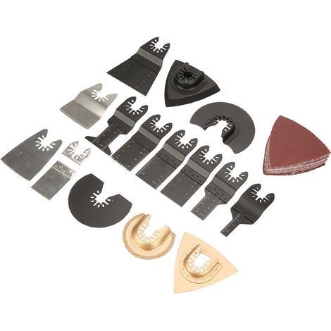 Set mit 40 oszillierenden Klingen für Multifunktionswerkzeuge, Schneid- und Reparaturzubehör (1/5)