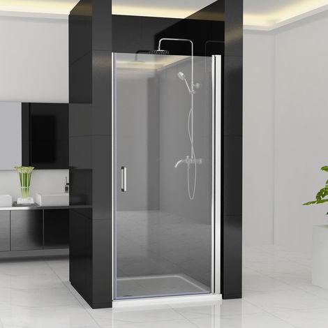 Schwingtür 80x197cm Duschabtrennung Nischentür Duschwand Dusche 6mm Nano Glas