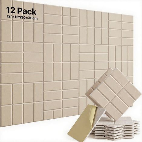 de panneaux insonorisants mousse insonorisante densité autocollants pour murs portes plafonds bureaux à domicile 12 pièces (1/5)