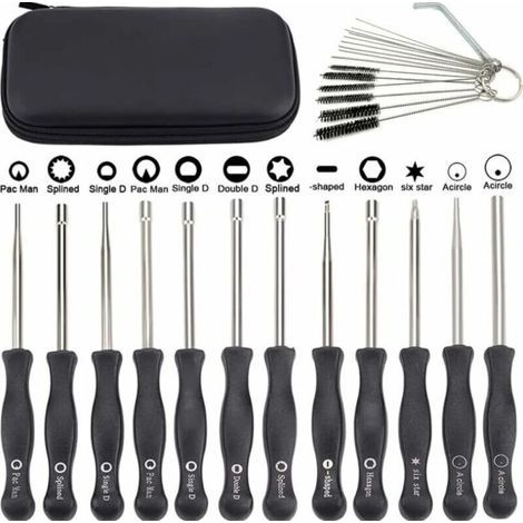 Lntyq Lot de 12 Outils de réglage de carburateur avec Tournevis acircle pour Petit Moteur 2 Temps pour Husqvarna pour STHIL pour débroussailleuse Echo tronçonneuse (1/5)