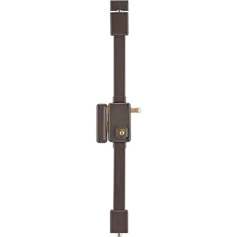 Serratura BELUGA marrone cr hg5 a traino 75 x 130 sinistra 4 chiavi - THIRARD (1/2)