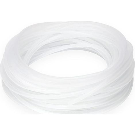 Tuyau Silicone Alimentaire 6mm x 20m, Flexible et Résistant, Idéal pour Aquarium et Pompe à Air, Conduit Non-Toxique pour Réservoir, Tube PVC Souple pour Usage Domestique (1/5)