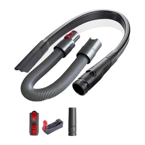 FENOPLASTICAAccessoires de Tuyau pour Dyson V7 V8 V10 V11 V15, Kit de Tuyau Adaptateur de Suceur Plat Flexible pour Nettoyer les Coins et (1/4)