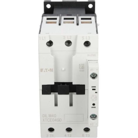 Contactor de potencia 40A 3P 24-27V CC 0Z 0R DILM40 (RDC24) 277780