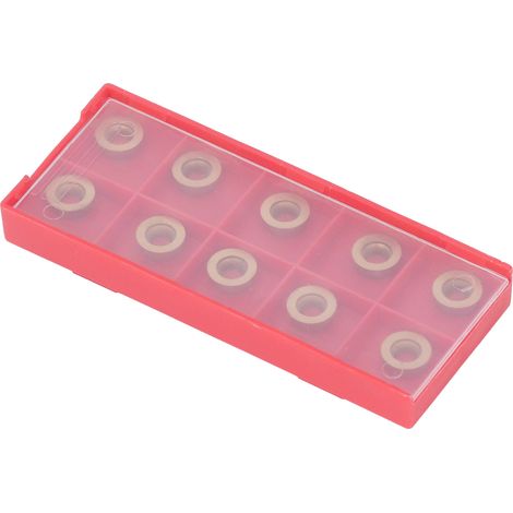 10pcs RPMT1003 Fraises CNC carbure, plaquettes de tournage pour métal, inserts rectifiés, lot de 10 outils de coupe. (1/5)