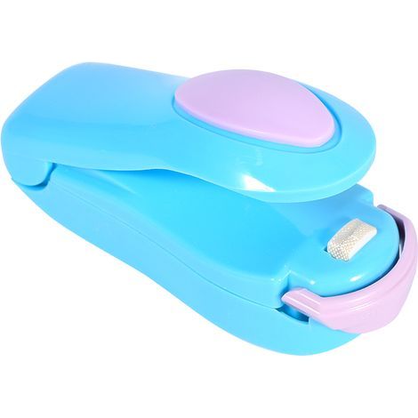 Handliches Mini-Heißsiegelgerät für Lebensmittel, tragbar, blau (1/3)