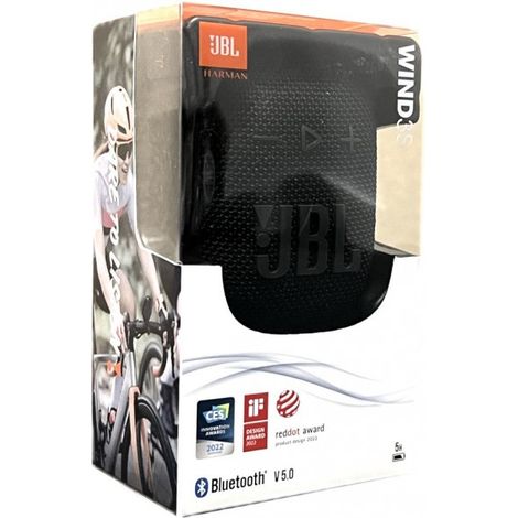 JBL Wind 3S Schlanker Lenker Bluetooth Lautsprecher Wireless für Fahrräder schwarz"-"182179512