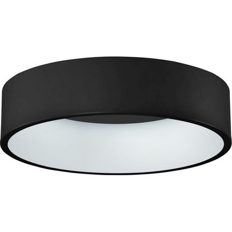 Italux Chiara - Plafonnier LED Moderne Noir, Blanc Chaud 3000K 2310lm