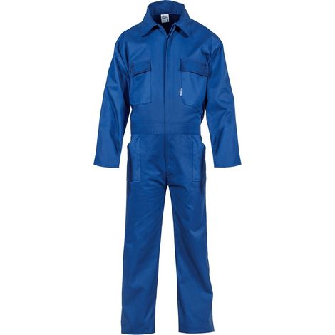 Combinaison de Travail 5 poches Bleu Taille L Polyester/Coton VITO (1/4)