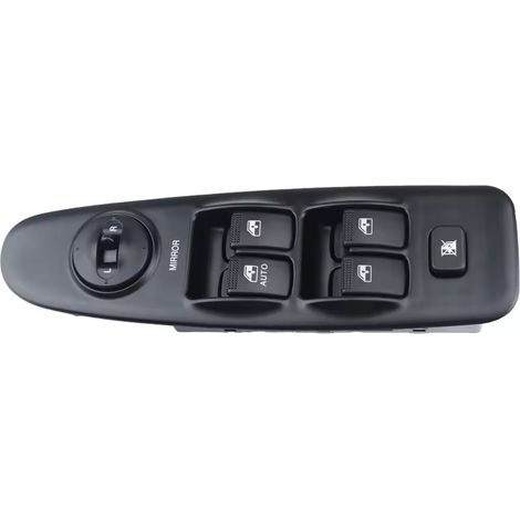 La référence 935702D000 s'applique au commutateur de commande de la vitre électrique avant gauche côté conducteur de la Hyundai Elantra, 2002-2006. (1/4)