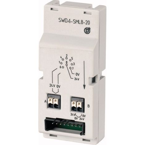 Traversée d'armoire connecteur POW 000121381 EATON SWD4-SML8-20