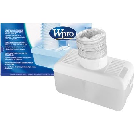 Wpro – Condenseur universel pour sèche-linge – Gaine 1,3 m – Pièce détachée compatible – Remplacement efficace