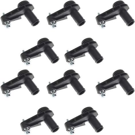 10 raccords de tuyau d'entrée de refroidisseur d'huile, compatibles avec Freelander 2, Range Rover, Evoque et Discovery, référence LR021623 6G9Q6N793AA (1/5)