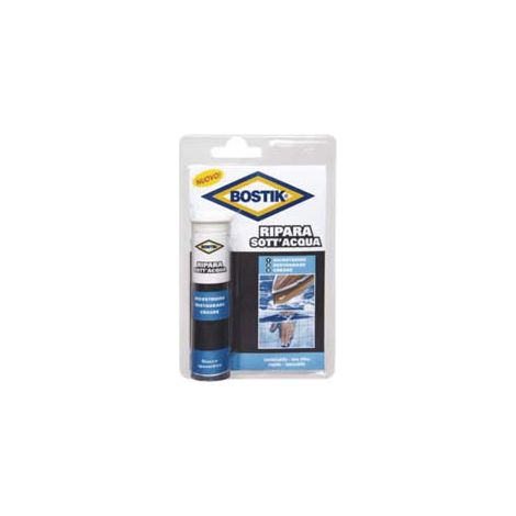 STUCCO EPOSSIDICO PER RIPARARE SOTT'ACQUA- - gr.56 - 2 blister BOSTIK