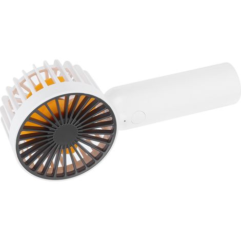 Mini-Ventilator, tragbar, per USB aufladbar, sowohl für den Schreibtisch als auch als Handventilator geeignet, kleiner Ventilator für Zuhause, Studentenwohnheim und draußen (1/5)