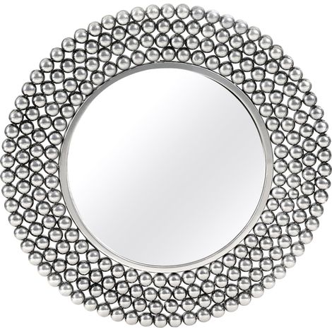Premier Housewares Templar Pewter Finish Wall Mirror (1/2)