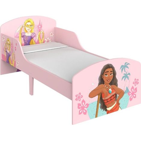 Lettino in legno Principesse Disney Vaiana e Rapunzel