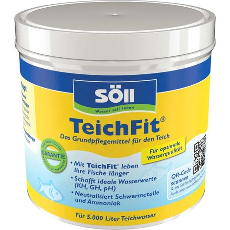 Produit d'entretien de base Söll PondFit, 500 g pour 5 000 litres, 81792 (1/5)