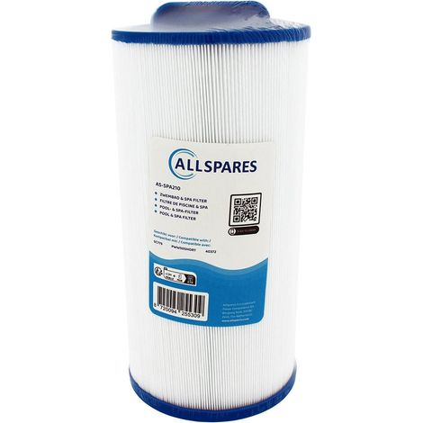 Filtro de agua para spa AllSpares compatible con SC779 / 40372 / PWW50SHORT