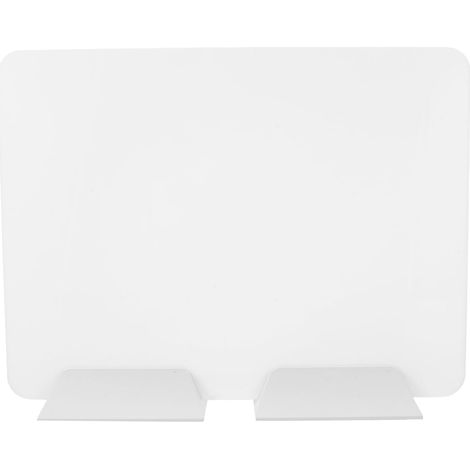 Panneau de bureau portable en acrylique blanc pour préserver