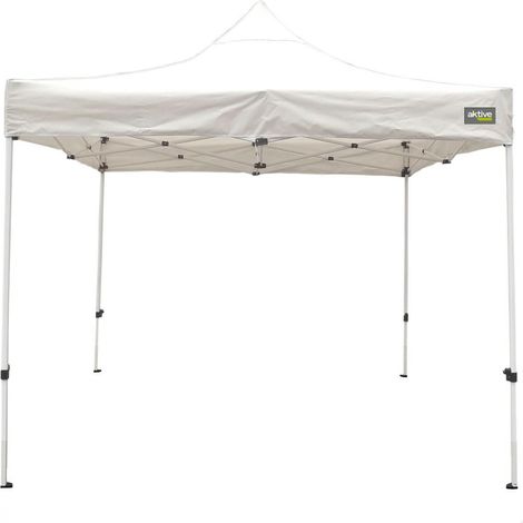 Cenador plegable y ajustable en altura Max-Air 300x300x220/320 cm blanco Aktive (1/5)