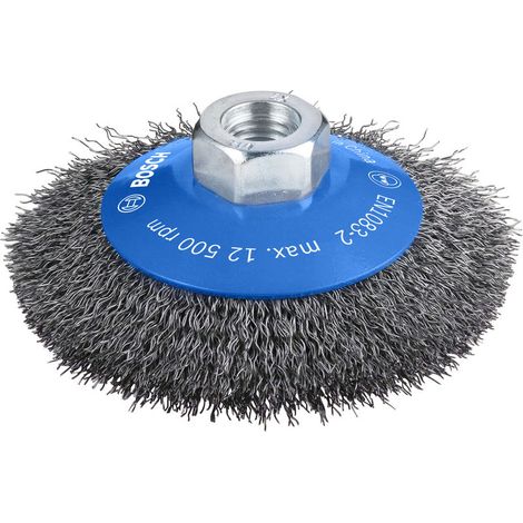Bosch Brushing PRO Metal clean Bevel Brush 100 x 0.3 mm Thread 2608622057
