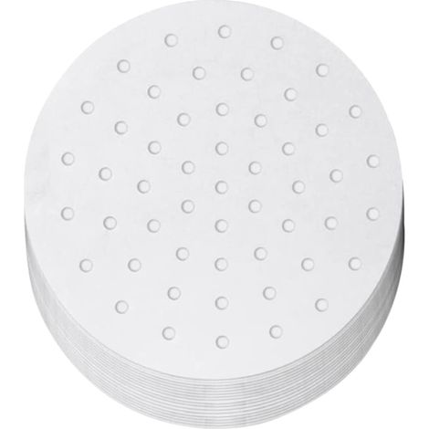 200 feuilles de papier sulfurisé pour friteuse à air chaud, accessoires pour friteuse à air chaud, papier de cuisson rond pour dim sum et cuisson vapeur (1/5)
