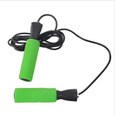 Corde À Sauter - Poignées En Mousse Et Câble Pvc - Pour Entraînement Sportif Intérieur Et Extérieur - 1 Pièce (1/5)
