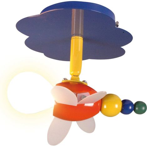 Plafonnier et Applique Murale 2 en 1 pour Chambre d'Enfant Luminaire Motif Mouche - PANGIVO (1/2)