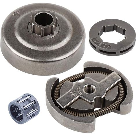 3/8"-7 Tambour d'embrayage Roue dentée du cercle Kit de roulement pour Husqvarna 120 Mark II 235 240 236 Jonsered CS2234 CS2238 S Tronçonneuse (1/5)