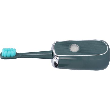 Brosse à dents ultrasonique U型, électrique portable, rechargeable par USB (batterie intégrée incluse), couleur verte (1/5)