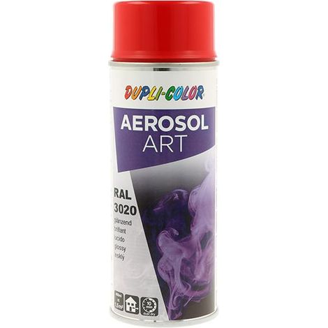 Buntlackspray AEROSOL Art verkehrsrot glänzend RAL 3020 400ml Spraydose