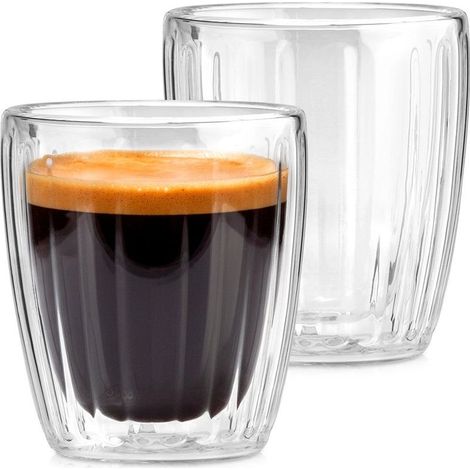Verres à expresso isothermes à double paroi, 120 ml, lot de 2 (1/5)