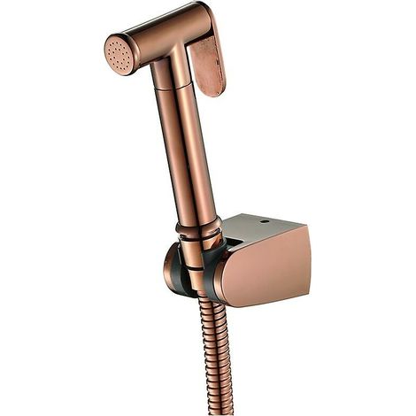 Kit de douche en acier inoxydable pour pulverisateur de bidet a main en or rose, B