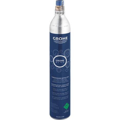 Grohe – Cartouche thermostatique CO2 425g – Pureté 99,9% – Pour boissons gazeuses – Lot de 18 bouteilles