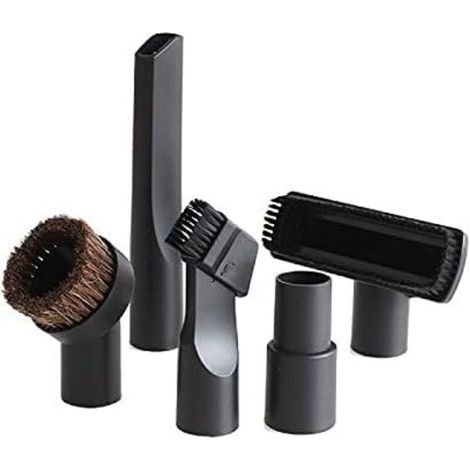 Staubsaugerzubehör für 32-mm-Staubsauger, Bürstenset, Fugendüse mit Schlauchadapter (35 mm auf 32 mm), 5-teilig (1/5)
