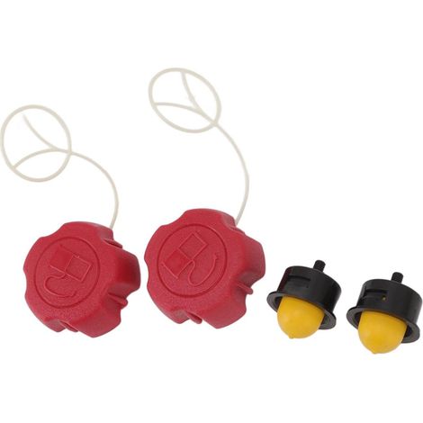 Lot De 2 Bouchons D'essence Pour Tondeuse à Gazon, Kit De Pièces De Rechange Pour Ampoule D'amorçage De Bouchon De Carburant Pour Tondeuse à Gazon FX RM 1630 1855 1860 2055 2060 2060PRO Pièces De Tond (1/5)