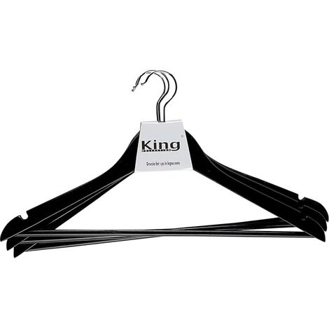 King Home GRUCCIA SET 3 PZ LEGNO NERO - QUALITA "A" 45x1,2x23h cm (1/4)