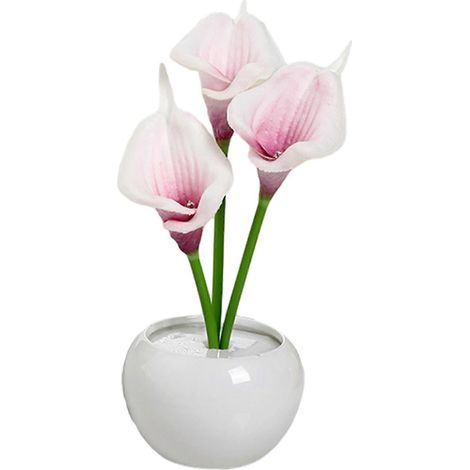 Calla Lily Lampe LED Simulation Calla Lil – étanche éclairage LED – pour Extérieur – Violet (1/5)