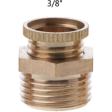 Robinet de purge d'eau mâle NPT 1/4", 3/8" 1/2" en laiton massif, sécurité pour compresseur d'air et réservoir, facile à utiliser (16 mm). 16 mm (1/5)