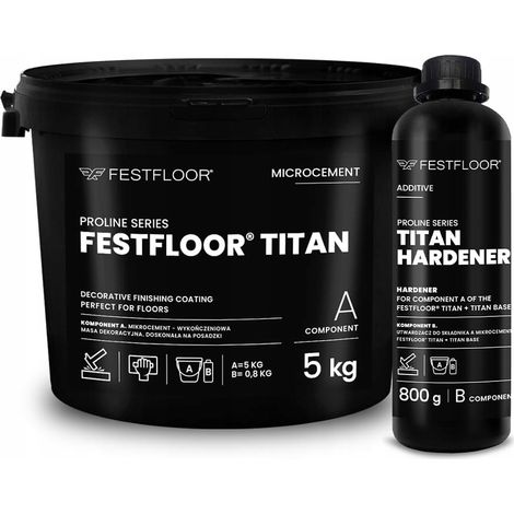 FESTFLOOR TITAN 5 KG + 0,8 KG - HARTMIKROZEMENT TT1505PB PERLBEEIGE