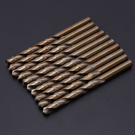 1 boîte de forets en acier rapide, acier inoxydable et fer pour perceuses électriques, 8 mm/8,5 mm, 10 pièces par boîte /4341 (1 boîte) (1/5)