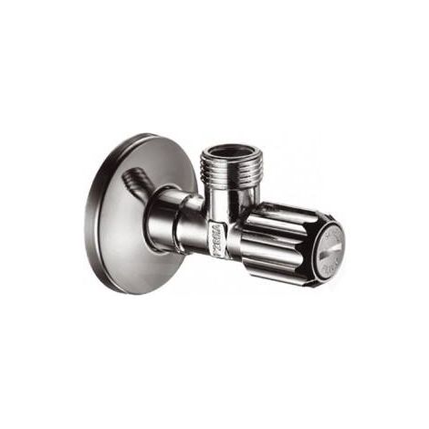Hansgrohe Robinets d’angle - Robinet équerre avec filtre fin, chrome 13904000 (1/2)