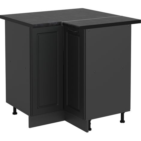 Mobile ad angolo cucina R-Line, Antracite casa di campagna, 75.6 cm , PL Antracite, Vicco