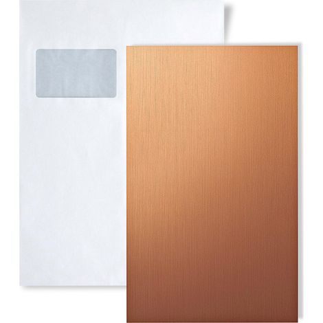1 SAMPLE PIECE S-12432 WallFace COPPER BRUSHED Deco Collection Sample of wallcovering in DIN A5 size